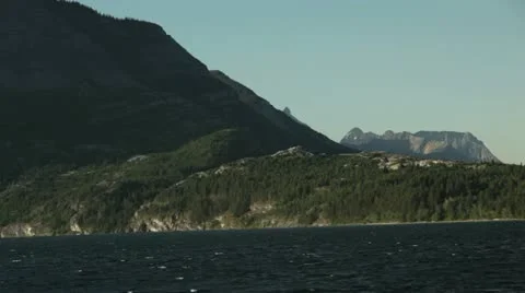 Alberta canada - august 17, 2012 waterton national park, prince of wales hote Видео 11823886