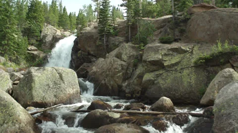 Alberta Falls Stock Footage 26181219