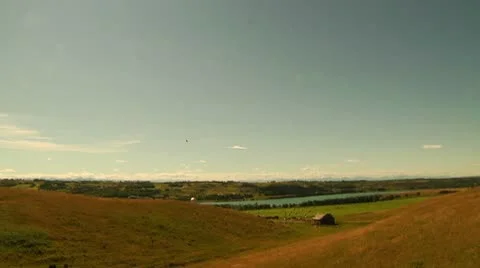 Alberta Farmland Stock Footage 8914000