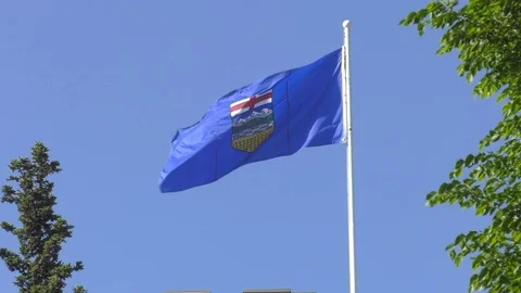 Alberta Flag 動画素材 90867902
