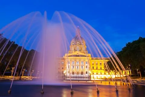 Alberta Legislative Building Fotos de archivo