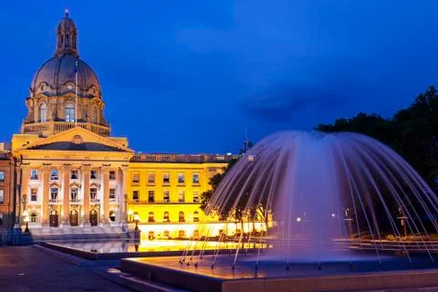 Alberta Legislative Building Fotos de archivo
