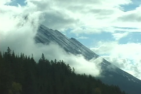 An Alberta Mountain Stock Footage