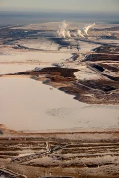 Alberta oilsands Stock Photos
