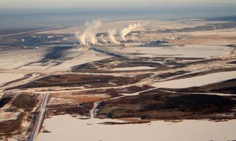 Alberta oilsands Stock Photos