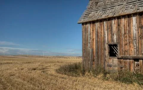 Alberta Prairie Building Stock Photos