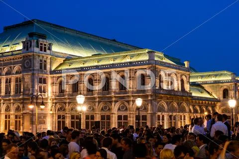 Albertina Museum Outdoor Party For Art Lovers And Friends