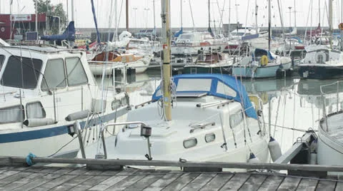 Albin Vega sailboat Stock Footage 25490486