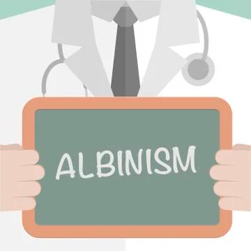Albinism Stock Illustration