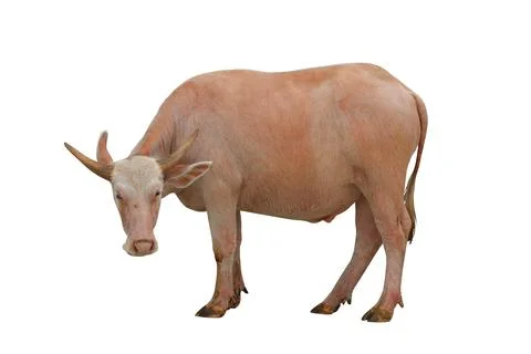 Albino buffalo Stock Photos