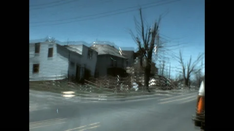 Albion Tornado Damage 1985 Видео 234729649