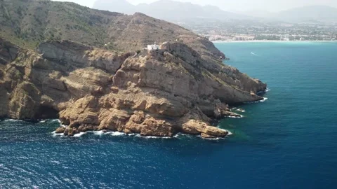 Albir lighthouse on the mountain Video stock 159244110