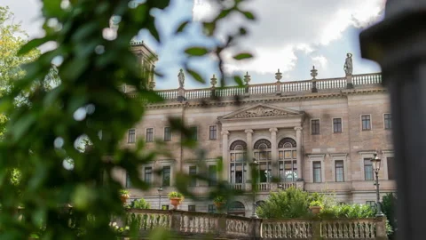 Albrechtsberg Palace (Dresden) - Timelapse Stock Footage 152522482