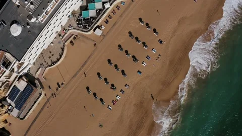 Albufeira cinematic drone flight. Stock Footage 168581242