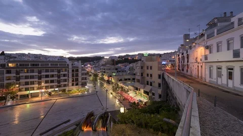 Albufeira City 4k Stock Footage 88584017