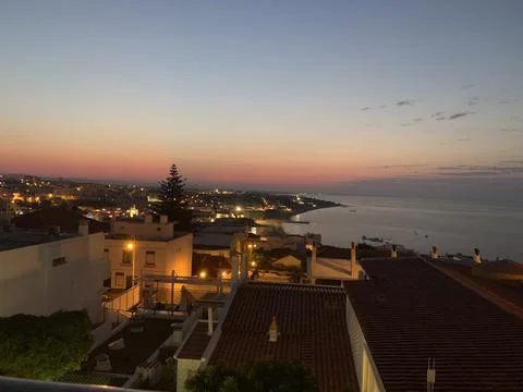 Albufeira at Sunset. Stock Photos