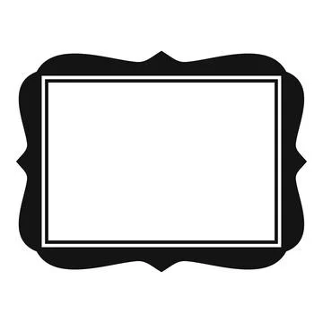 Album frame icon simple vector. Style blank Stock-Illustration