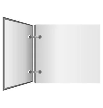 Album isolted on white Stock Illustration
