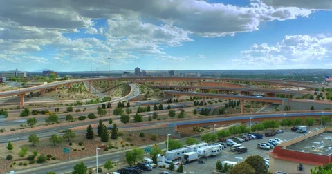 Albuquerque Big I Time-Lapse Stock Footage 79778306