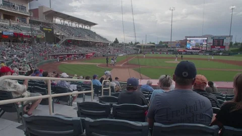 Albuquerque Isotopes Stadium Baseball Stock Footage 79766086