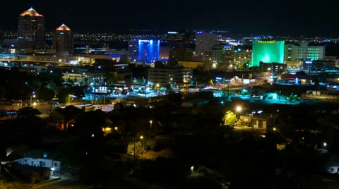Albuquerque time lapse wide Stock Footage 36979100
