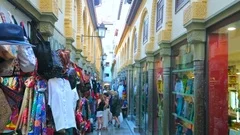 Typical Souvenirs Exhibited Outside In A Shop In Granada, Spain Stock  Photo, Picture and Royalty Free Image. Image 73677171.