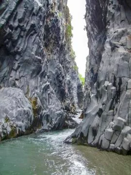 Alcantara Gorges Stock Photos