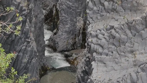Alcantara River in Sicily. Stock-Footage 98737643