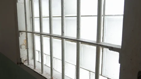 Alcatraz Bars On Windows Tilt Up Medium Видео 97456400
