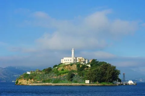 Alcatraz on the Bay Stock Photos