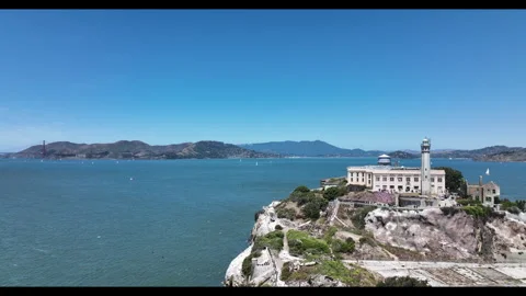Alcatraz drone 5 Stock Footage 278533936