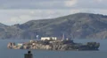 Alcatraz Island San Francisco Old Water Tower Landmark Federal Jail Prison USA HD Footage