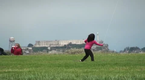 Alcatraz Kite 스톡 동영상 11056658
