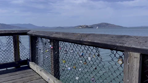 Alcatraz Locks Stock Footage 199819351