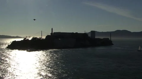 Alcatraz North Side Stock Footage 41472719