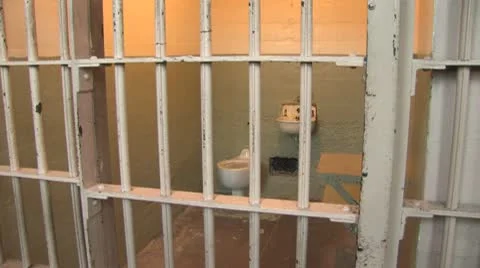 Alcatraz Prison Cell2 Stock Footage