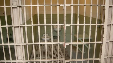 Alcatraz prison cells Stock Footage 77188917