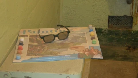 Alcatraz prison cells Stock Footage 77188964