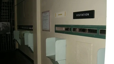 Alcatraz prison cells Stock Footage 77188976