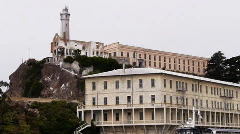 Alcatraz prison Stock Footage 26442683