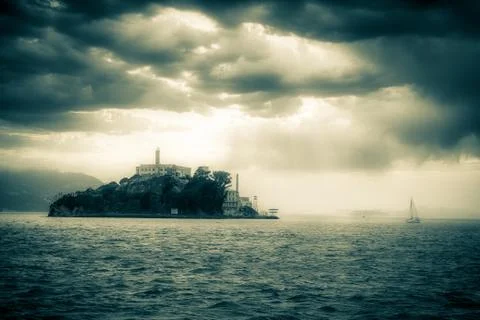 Alcatraz prison Stock Photos