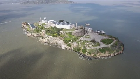 Alcatraz Reveal Stock Footage