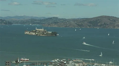 Alcatraz, San Francisco Video stock 44940013