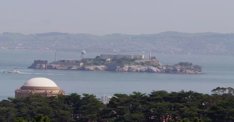 Alcatraz View Stock Footage 37064147