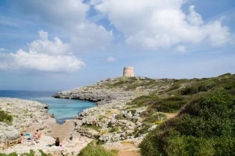 Alcaufar, Menorca. Stock Photos