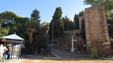 Alcazaba Castle Stock Footage 101519650