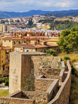 Alcazaba in malaga, spain Stock Photos