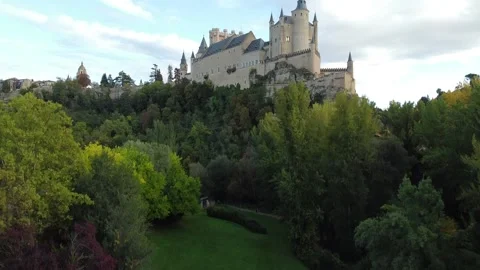 Alcázar de Segovia Stock Footage
