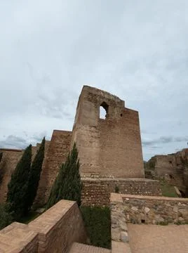 Alcazar of Malaga Stock Illustration