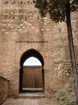 Alcazar of Malaga Stock Illustration